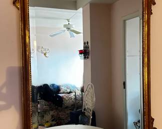 Large Ornate Solid Wood Italian Wall Mirror
Lot #: 13