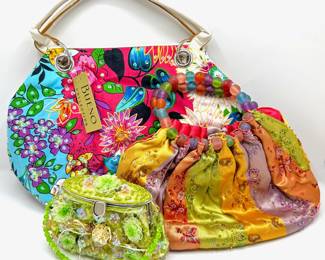 3 New Floral Sequin Bags, Bueno Collection New With Tags
Lot #: 25