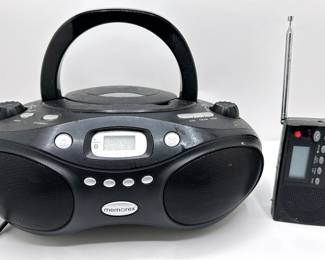 Memorex Bluetooth CD Boombox & Sangean HD Radio
Lot #: 71