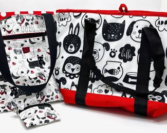 2 New Pet Supply Bags, 1 With Matching Pouch
Lot #: 99