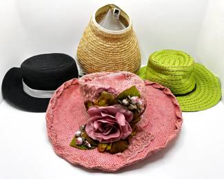 4 New Straw Hats
Lot #: 81