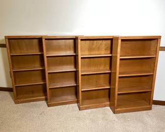 Wooden Media Shelves