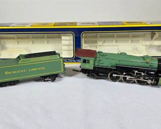 A.H.M. HO Scale Steam Locomotive & Tender Car