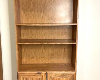 Wood Veneer Bookcase