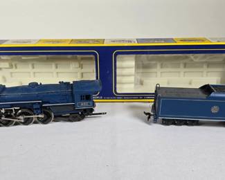 A.H.M. HO Scale Steam Locomotive & Tender Car