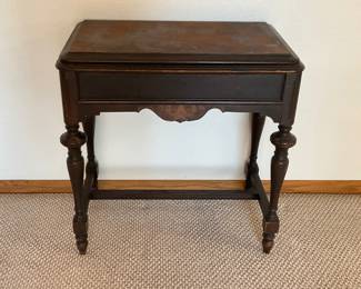 Antique Wood Side Table