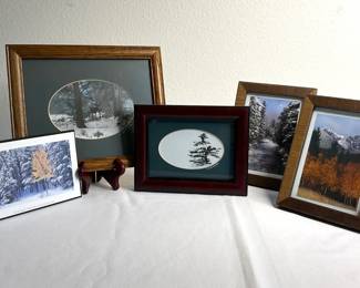 C. Pennington Mountain Scene Framed Art