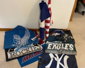 Colorado, Sports & USA Flags