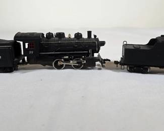 HO Scale Locomotive & Tender Car