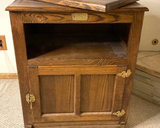 White Clad Ice Box TV Stand