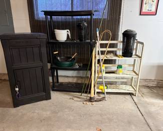 Locking Packages Container, Garage Storage