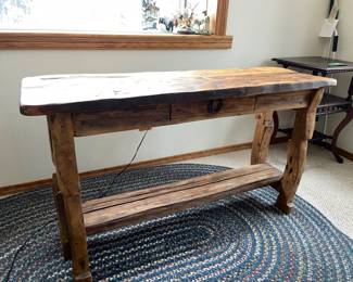 Rustic Sofa Table