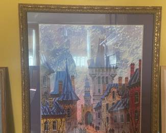 Old City Prague artwork 