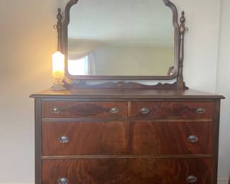 Gorgeous 1920s dresser with mirror