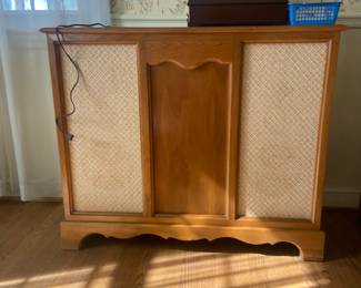 Vintage Midcentury Admiral record player 