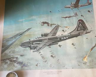 WW II plane poster