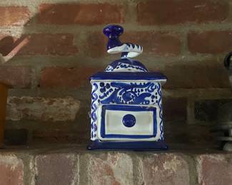 Blue and white ceramic 