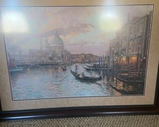 Kinkade - Venice, Sunset On the Grand Canale