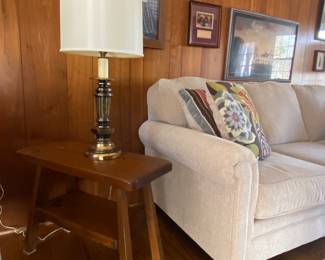 Wood side table 