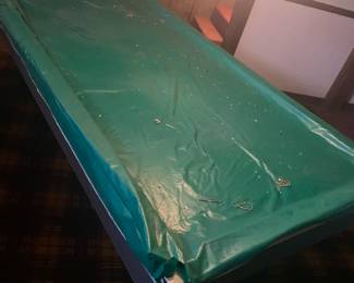Vintage pool table