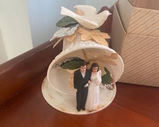 Vintage wedding topper
