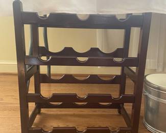 Wood wine rack 
