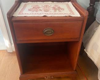 Vintage 50’s Solid cherry nightstand