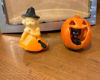 Vintage Halloween Candles 