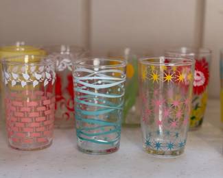 Retro Juice Glass Collection 