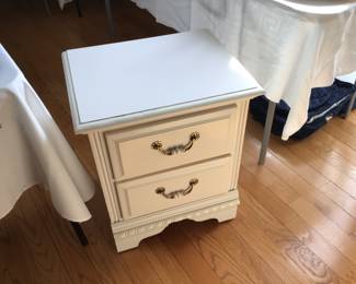 White night stand- 16 1/4” x 20 1/4” 24” high