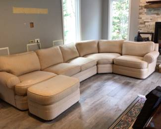 Sectional with ottoman