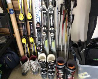 Skis n ski boots