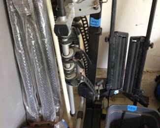 Brand new curtain rods car bike rack and Thule rack system