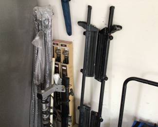 Thule car rack, curtain rods