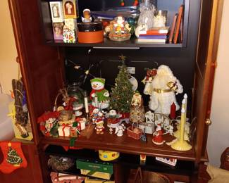 Christmas, Large Entertainment center