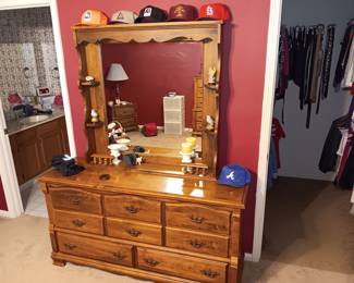 Triple Dresser & Mirror Bird collection