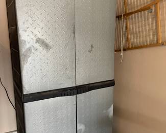 Two storage cabinets