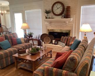Ethan Allen Sleeper Sofa and Loveseat