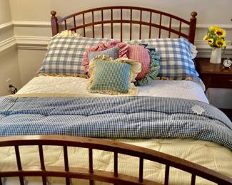 Ethan Allen Full Bed & Mattress Set
