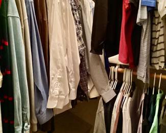 Button down dry cleaned shirts