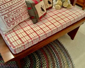 Ethan Allen Bench and Bench Seat Pad