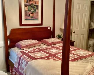 Ethan Allen   Queen Bed and Mattress Set