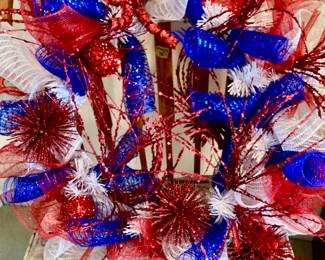 Red White and Blue Wreath 