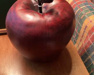 Large wooden apple
