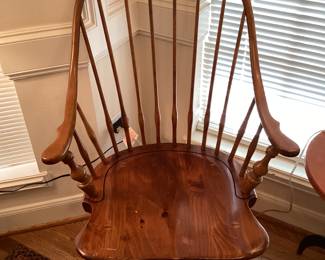 (2) Warren Chair Works Windsor Style Armchair