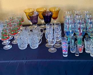 Tons of glassware!