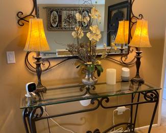 Heavy Glass table Set