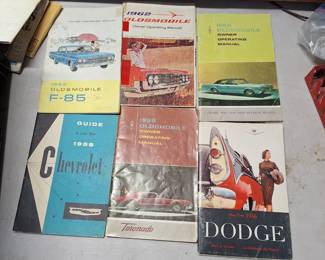 Vintage owners manuals