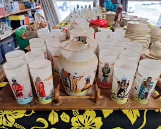 Oklahoma Indian glasses vintage