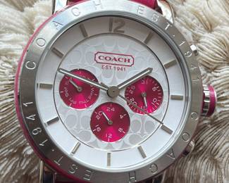 Coach fashion watch. 